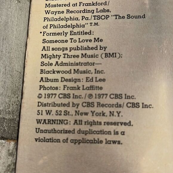 Teddy Pendergrass Demo 1977 Vinyl - Picture 4 of 7